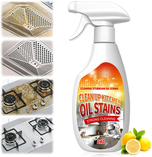 jioijioi Clean Up Kitchen Oil Stains Spray,Kitchen Spray Cleaner,All-Purpose Cleaning Spray for Kitchens,Multi-purpose