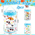 2 Pcs Clear Beach Lotion Toiletry Bag Travel Waterproof PVC Cosmetic Pouch Beach Makeup Bag Hawaiian Portable Organizer Beach Zipper Sunscreen Holder Pouch for Women Girl Summer Pool Luau Party Favor