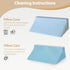 Wedge Pillow for Side Sleeping, Memory Foam Back Pillow Positioners for Side Sleeper, Preventing Bedsores, After