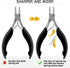 Toe Nail Clipper for Ingrown or Thick Nails, Professional Podiatrist Toenail Nipper with Surgical Stainless Steel Blades