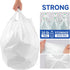 Pets,6 50 Count Small Trash Bags with Handles - Ocean Plastic Upcycling - Plastic Garbage Bags, Can Bin & Waste Basket