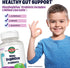 KAL DinoDophilus Probiotics for Kids, 2 Billion CFU, Chewable Black Cherry Flavor for Gut Health, 60 Servings.
