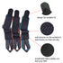 Adjustable Ankle Support Brace, Breathable Nylon Material, Super Elastic and Comfortable, 1 Size Fits All, Gray (1 Pair)