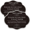 RAMIEYOO Designer Bathroom Signs Do Not Flush Rules for Septic System, Please Flush Only Toilet Paper, Great for Home,