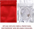 Blulu 100 Pieces Resealable Foil Proof Bags, Iridescent Scent Proof Flat Pouch for Food Storage, Snack, Jewelry (3 x 4