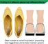 5 Pairs Silicone Insoles for Medial & Lateral Heel Wedge - Corrective Adhesive Shoe Inserts for Foot Alignment,