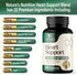 Heart Supplements 1650mg for Heart Health Support with CoQ10, L-Arginine, Magnesium, 60 Capsules