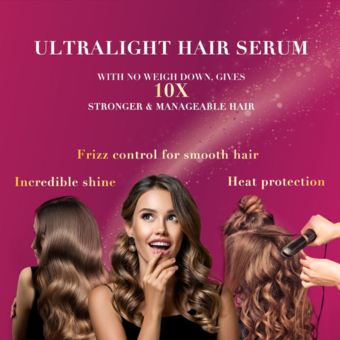 Livon Hair Serum for Men & Women, Sulphate & Paraben Free, Organic Onion Repairing Serum Oil, 3.3 Fl. oz