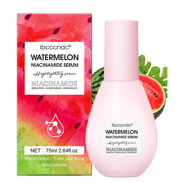 Watermelon Niacinamide Moisturize Serum for Face Skin Care, Hydrating & Brightening with Hyaluronic Acid (75ml)