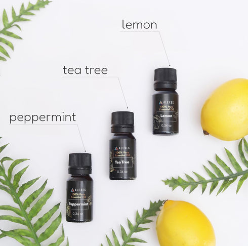 Set 9 Pack 0.34 oz Set Set Fragrance Oil Bottle - Therapeutic Grade Oils Gift - Premium Aromatherapy Oils Pure Organic