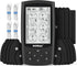 DOMAS TENS Unit Muscle Stimulator, 24 Modes Electronic Pulse Massager with 16 Electrode Pads for Pain Relief