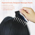 HAZUU Portable Stainless Steel Scalp Massager - Guasha Scraping Tool for Head, Neck, Shoulders, Legs & Arms - Ideal