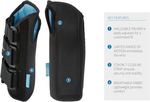 Form Fit Wrist Brace, Medium, Right Side, Style: 8"