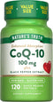 Nature's Truth CoQ10 100mg, 120 Softgels, High Absorption Coenzyme Supplement with Black Pepper Extract