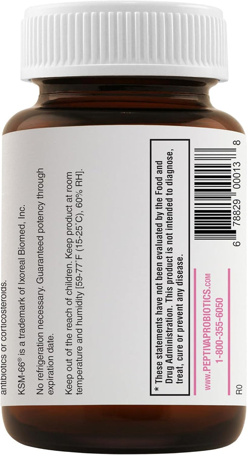 Peptiva Probiotics for Women's Health, 25 Billion CFU, 60 Vegetarian Capsules for Digestive Support