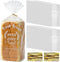 LemonSecret 100 Pack Bread Loaf Bags for Homemade Bread with Ties Large Clear
