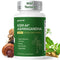 GlowEver KSM-66 Ashwagandha Supplements with L-Theanine Moringa Organic Mushrooms Complex Ginseng Ginkgo