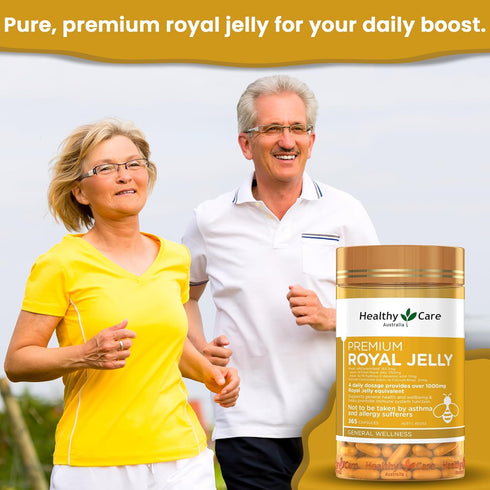Healthy Care Royal Jelly 1000 - 365 Capsules Supplements Made in Australia