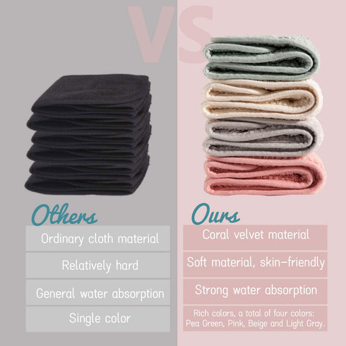 Whaline 4 Pack Spa Facial Headband, Adjustable Makeup Hair Wrap for Face Washing, Shower, Sports Yoga