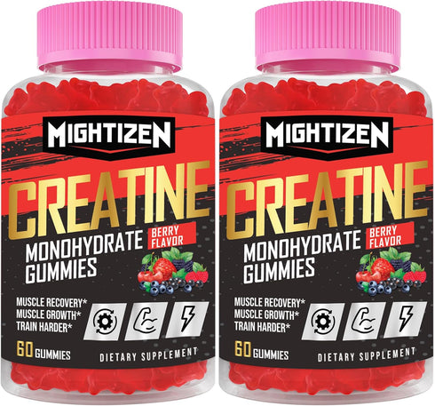 5000mg Creatine for Women: Creatine Monohydrate Gummies Complex, Pre-Workout Gummies + Taurine & Vitamin B12