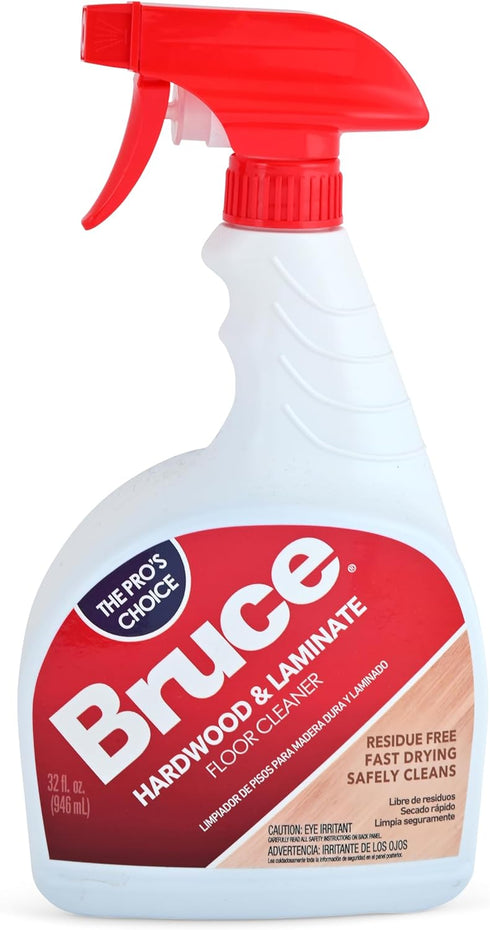 Stock Your Home Bruce Hardwood and Laminate Floor Cleaner, 2 Pack, Residue Free, 32 oz Spray Bottles