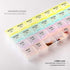 INKULTURE 28 4 Pack 1 Pill Medicine Organizer Reminder Storage Box Days or Weeks