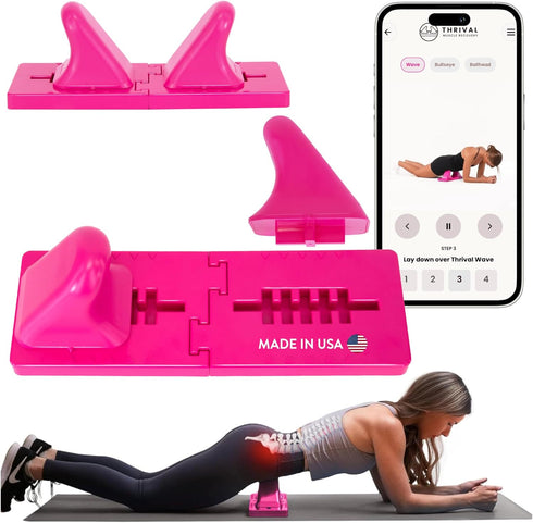 Thrival Wave - Fully Adjustable Psoas, Back and Hip Flexor Muscle Release