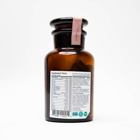 Movita Prenatal Multivitamin - Healthy Mom and Baby, Organic, Vegan-Friendly, 30 Day Supply