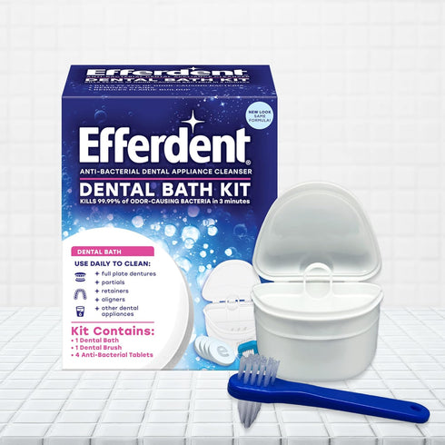 Efferdent Retainer & Denture Cleaner Tablets, 4 Tablets