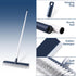 BOOMJOY Floor Scrub Brush with 57" Long Handle, 12" Wide Brush Head for Cleaning Bathroom, Kitchen, Tile