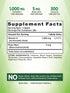 Nature's Truth Vitamin C 1000mg with Rose Hips | 300 Caplets | Vegetarian, Non-GMO & Gluten Free Supplement