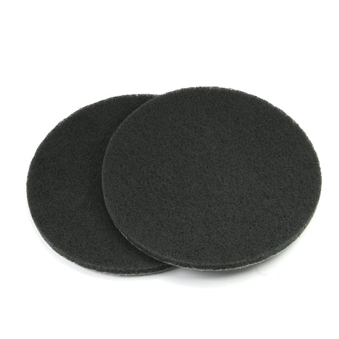 Auniwaig 7 Inch 1200-Grit Scrubber Scouring Pads, 2Pcs Drill Power Brush for Bathroom & Kitchen Tile Cleaning