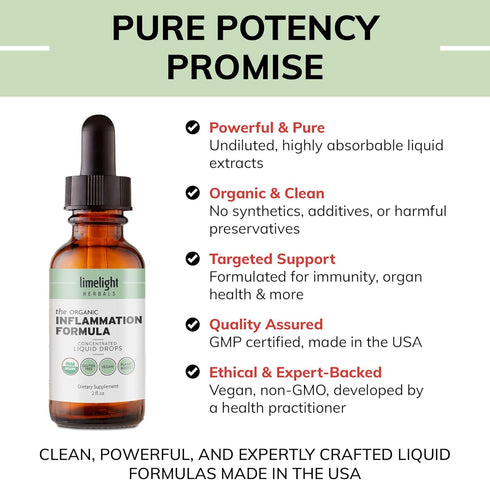 USDA Organic Liquid Turmeric, Boswellia & Ginger with Black Pepper - 60 Servings for Joint, Muscle, Heart Support