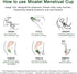 Reusable Small Silicone Menstrual Cup - Leak-Free & Beginner Friendly