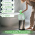 heihaily 3 100 Count Counter Heavy-Duty Green Trash-Bags Gallon - Biodegradable Small Garbage Bags Unscented