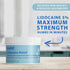 Curist 5% Lidocaine Cream, Topical Pain Relief, Numb Quickly & Effectively, 2 oz Jar
