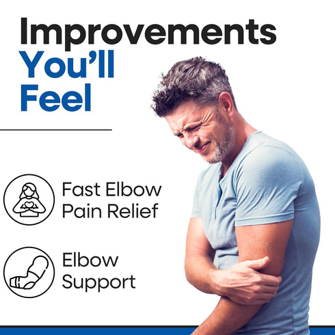 Elbow Splint Tendonitis Tennis Elbow Brace, Cubital Tunnel Support for Sleeping, Arm Support & Compression Sleeve for