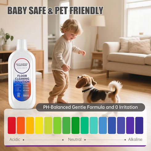 NXPPYY 4 Floor Cleaning Solution Compatible with Tineco iFLOOR Series, All Robot Vacuums & Wireless Wet-Dry Mops