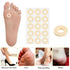 Tyqour 120pcs 4 Corn Pads For Feet Model Corn Cushions For Toes Latex Foam Corn Removers For Feet Self Adhesive Toe