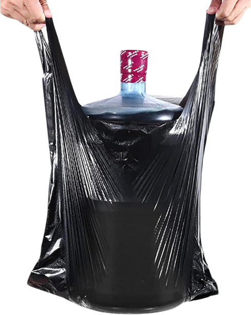 HANDLE TIE FLEX BLACK TALL KITCHEN TRASH BAGS, 13 GALLON, 48 CT