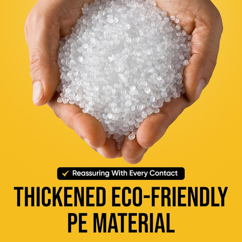 Small Trash Bags, 4 Gallon, 100 Count, White, Unscented, Thickened & Strong Liners for Kitchen Office
