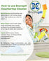 Countertop Cleaner Neutral Kitchen & Home Surfaces: Safe, Green, Non Toxic, Biodegradable Lemon Spray, 25 fl. Oz