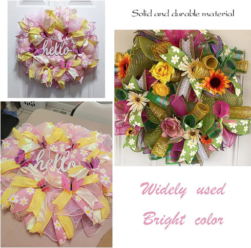 TONIFUL 2.5 Inch Wired Edge Ribbon, Baby Pink Polka Dots Burlap Ribbon for Gift Wrapping, Wreath Bows Making