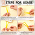 Chengu 4 Pieces Dental Floss Holder - Reusable Flosser Handle for Oral Clearing (Red, Yellow)