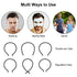 WILLBOND Hairband, 3 Pack Metal Headband for Unisex, Wavy Wired Zigzag Spring Sports Fashion Non Slip Hair Accessories