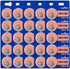 Murata CR1220 Battery DL1220 ECR1220 3V Lithium Coin Cell, 25 Batteries