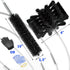 Holikme 35 Feet Dryer Vent Cleaning Brush, Lint Remover, Synthetic Brush Head for Power Drill Use