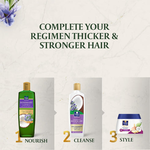 Parachute Advansed Rosemary Enriched Coconut Hair Oil, 10.1 Fl.oz for 2x Longer & Thicker Hair, No Parabens