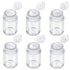 RAYNAG 6 Pieces Mini Empty Loose Powder Bottle, Travel Cosmetic Glitter Shaker with Sifter and Lids