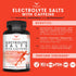 VALI Electrolyte Salts Plus with 40mg Caffeine, 120 Veggie Capsules for Hydration, Energy, Recovery